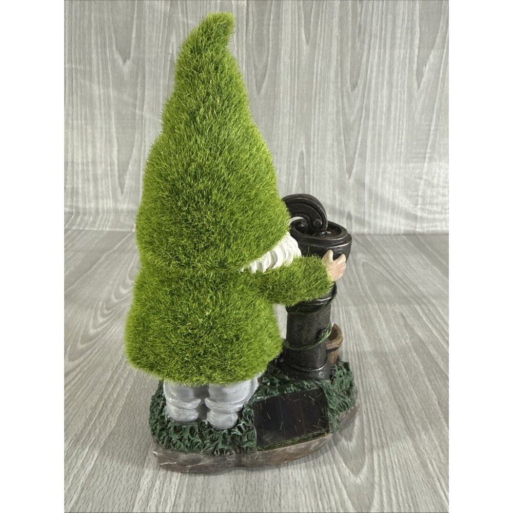 TERESA'S COLLECTIONS Garden Gnomes Decor with Solar Lights Water Pump - Picture 2 of 6
